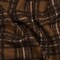 1 Yard Brown White and Metallic Black Boucle Plaid Wool Blend Tweed Deadstock